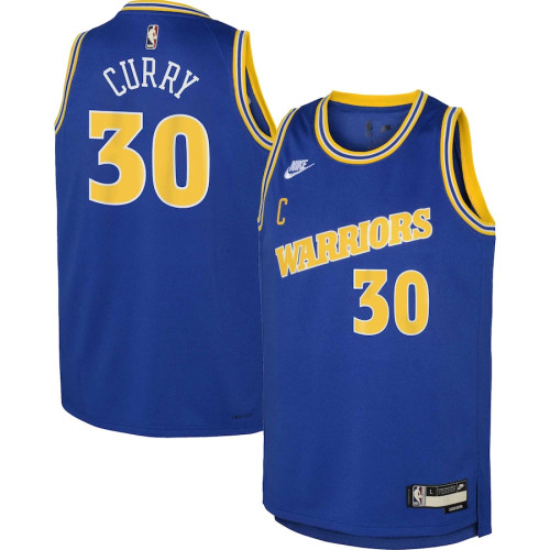 Youth Stephen Curry Golden State Warriors Nike 2022/23 Swingman Jersey Blue - Classic Edition